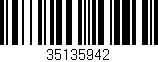 Código de barras (EAN, GTIN, SKU, ISBN): '35135942'
