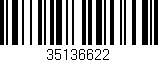 Código de barras (EAN, GTIN, SKU, ISBN): '35136622'