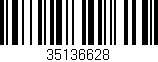 Código de barras (EAN, GTIN, SKU, ISBN): '35136628'
