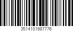 Código de barras (EAN, GTIN, SKU, ISBN): '3514101887776'