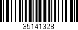Código de barras (EAN, GTIN, SKU, ISBN): '35141328'