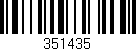 Código de barras (EAN, GTIN, SKU, ISBN): '351435'