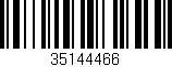 Código de barras (EAN, GTIN, SKU, ISBN): '35144466'