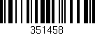 Código de barras (EAN, GTIN, SKU, ISBN): '351458'