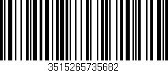 Código de barras (EAN, GTIN, SKU, ISBN): '3515265735682'