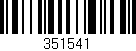 Código de barras (EAN, GTIN, SKU, ISBN): '351541'