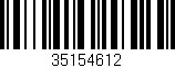 Código de barras (EAN, GTIN, SKU, ISBN): '35154612'