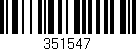 Código de barras (EAN, GTIN, SKU, ISBN): '351547'