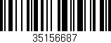 Código de barras (EAN, GTIN, SKU, ISBN): '35156687'