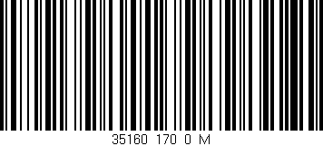 Código de barras (EAN, GTIN, SKU, ISBN): '35160_170_0_M'