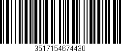 Código de barras (EAN, GTIN, SKU, ISBN): '3517154674430'