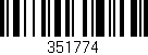 Código de barras (EAN, GTIN, SKU, ISBN): '351774'
