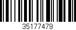 Código de barras (EAN, GTIN, SKU, ISBN): '35177479'