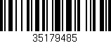 Código de barras (EAN, GTIN, SKU, ISBN): '35179485'