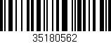 Código de barras (EAN, GTIN, SKU, ISBN): '35180562'
