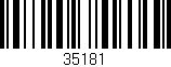 Código de barras (EAN, GTIN, SKU, ISBN): '35181'
