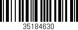 Código de barras (EAN, GTIN, SKU, ISBN): '35184630'