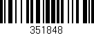 Código de barras (EAN, GTIN, SKU, ISBN): '351848'
