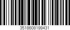 Código de barras (EAN, GTIN, SKU, ISBN): '3518608199431'