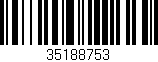 Código de barras (EAN, GTIN, SKU, ISBN): '35188753'
