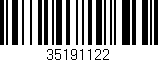Código de barras (EAN, GTIN, SKU, ISBN): '35191122'