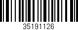 Código de barras (EAN, GTIN, SKU, ISBN): '35191126'