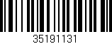 Código de barras (EAN, GTIN, SKU, ISBN): '35191131'