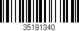 Código de barras (EAN, GTIN, SKU, ISBN): '35191340'