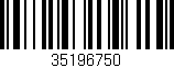Código de barras (EAN, GTIN, SKU, ISBN): '35196750'