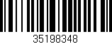Código de barras (EAN, GTIN, SKU, ISBN): '35198348'