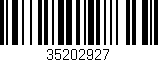 Código de barras (EAN, GTIN, SKU, ISBN): '35202927'