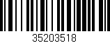 Código de barras (EAN, GTIN, SKU, ISBN): '35203518'