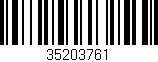 Código de barras (EAN, GTIN, SKU, ISBN): '35203761'