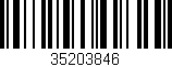 Código de barras (EAN, GTIN, SKU, ISBN): '35203846'