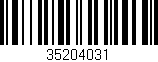 Código de barras (EAN, GTIN, SKU, ISBN): '35204031'