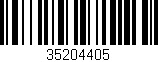 Código de barras (EAN, GTIN, SKU, ISBN): '35204405'
