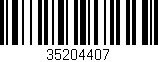 Código de barras (EAN, GTIN, SKU, ISBN): '35204407'