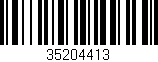Código de barras (EAN, GTIN, SKU, ISBN): '35204413'