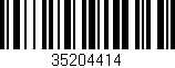 Código de barras (EAN, GTIN, SKU, ISBN): '35204414'