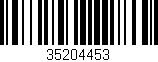 Código de barras (EAN, GTIN, SKU, ISBN): '35204453'