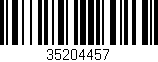 Código de barras (EAN, GTIN, SKU, ISBN): '35204457'