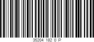 Código de barras (EAN, GTIN, SKU, ISBN): '35204_182_0_P'