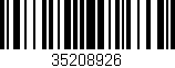 Código de barras (EAN, GTIN, SKU, ISBN): '35208926'