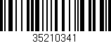 Código de barras (EAN, GTIN, SKU, ISBN): '35210341'