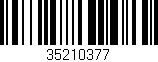 Código de barras (EAN, GTIN, SKU, ISBN): '35210377'
