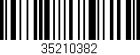 Código de barras (EAN, GTIN, SKU, ISBN): '35210382'