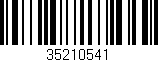 Código de barras (EAN, GTIN, SKU, ISBN): '35210541'