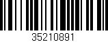 Código de barras (EAN, GTIN, SKU, ISBN): '35210891'