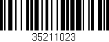 Código de barras (EAN, GTIN, SKU, ISBN): '35211023'