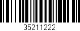 Código de barras (EAN, GTIN, SKU, ISBN): '35211222'